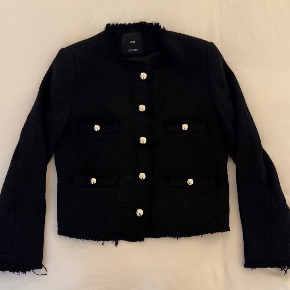 Black Tweed E Women's Jacket